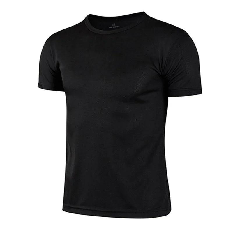 1Pcs Men T-Shirts Running Shirt Boys Soccer Shirts Men'S Jersey Sportswear Mens Jogging Quick Dry Compression Fitness Top Clothe