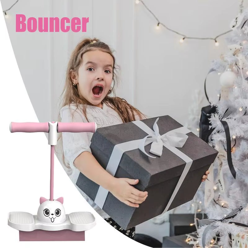 Children Growing Bounce Sense Training Jumping Stick Jumper Tall Foam Cartoon Toy Jumping Sport Outdoor Toys for Children