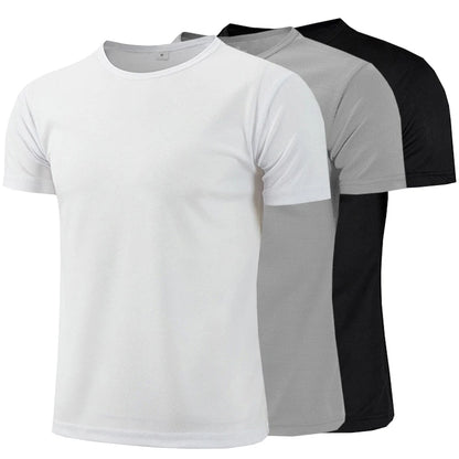 1Pcs Men T-Shirts Running Shirt Boys Soccer Shirts Men'S Jersey Sportswear Mens Jogging Quick Dry Compression Fitness Top Clothe