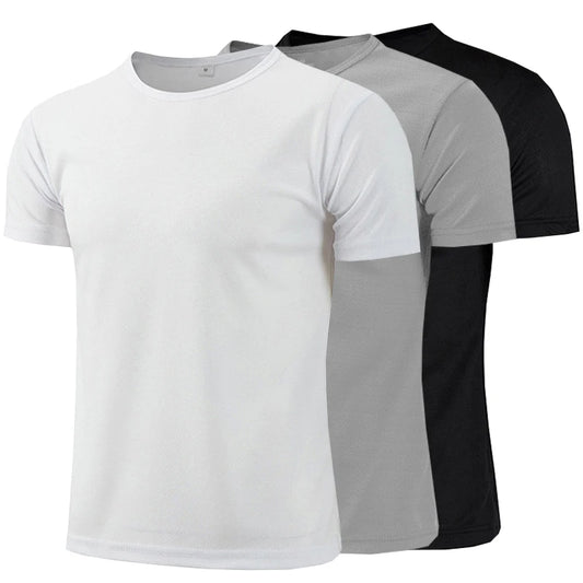 1Pcs Men T-Shirts Running Shirt Boys Soccer Shirts Men'S Jersey Sportswear Mens Jogging Quick Dry Compression Fitness Top Clothe