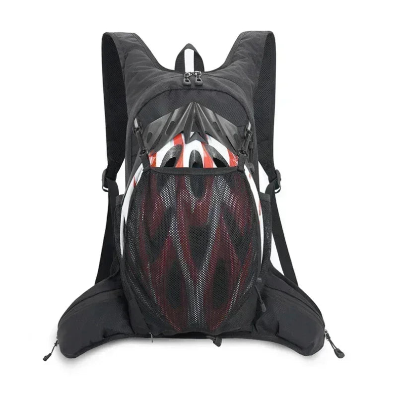 Hiking Rucksack Waterproof Polyester Wear-Resistant Women Men Trekking Backpack Layered Sport Storage Bag for Exercise Fitness